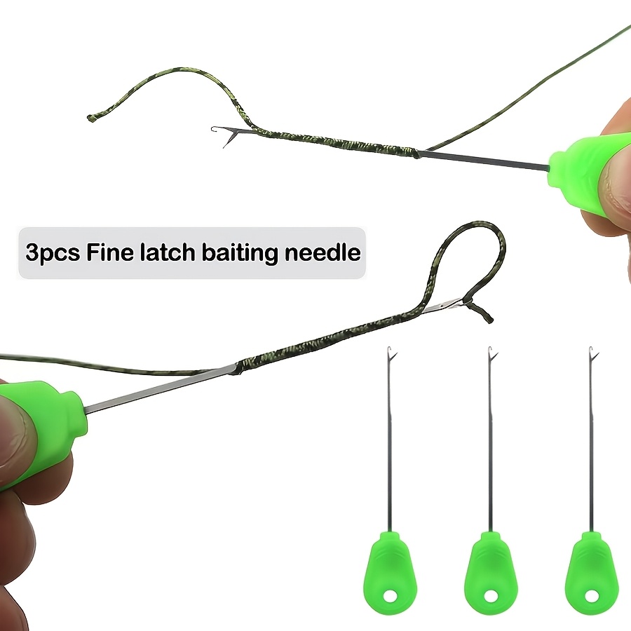 3Pcs Green Handle Fishing Bait - Freshwater Fishing Kit บทวิจารณ์และราคา