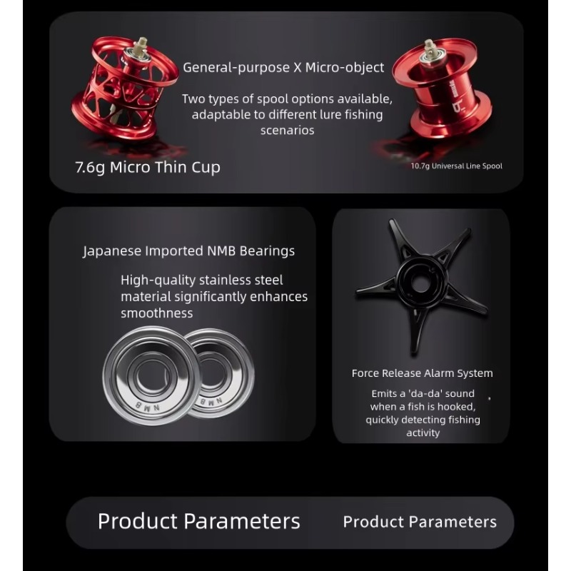 P1 Casting Reel, 7.3:1 Gear Ra - Fishing Lure บทวิจารณ์และราคา