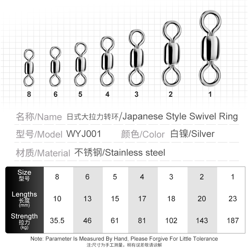 OBSESSION WYJ001 10pcs/bag 1#- - Fishing Equipment Tackle บทวิจารณ์และราคา